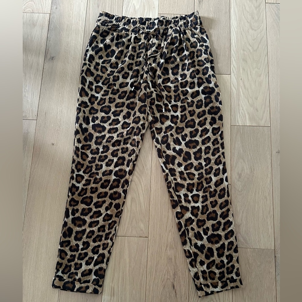 Zara animal print pants xs